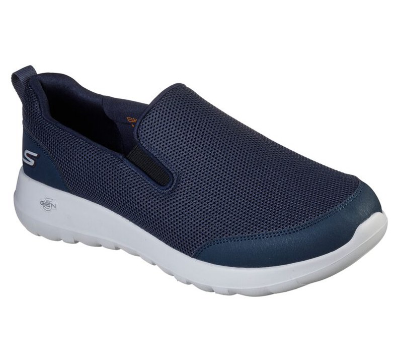 Skechers Herr Marinblå Slip On - Gowalk Max - Clinched - Sverige (NLSUK-4637)